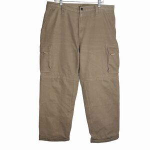 Cortech CRX Motorcycle Cargo Pants Mens 40x32 Beige Tan Convertible Kenytex WR